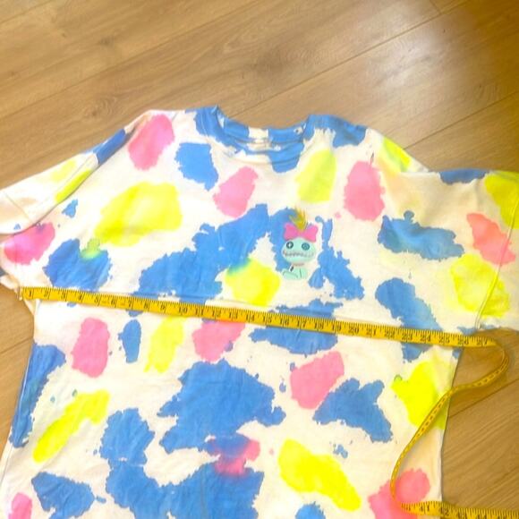 Disney store spirit size Large woman Colorful jersey Sweatshirt - Picture 7 of 8